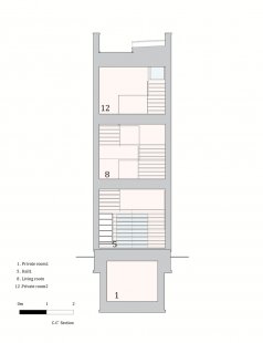 House in Minami-Tanabe - Příčný řez - foto:  FujiwaraMuro Architects