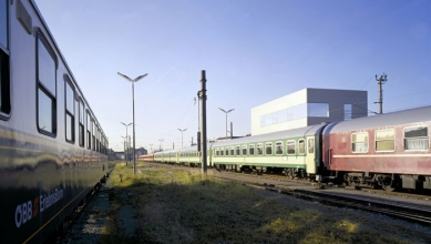 Železniční dispečerská věž Wien Süd-Ost - foto: © archiv Riepl Riepl Architekten / Dietmar Tollerian