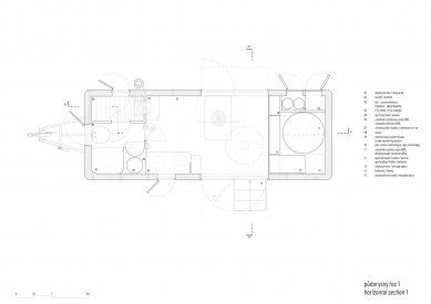 Mobile house Aranka - Půdorys 1 - foto: Archiv Martin Kožnar