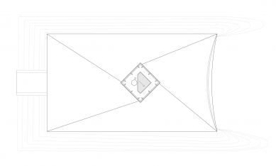 Zorgvlied Crematorion - Půdorys střechy