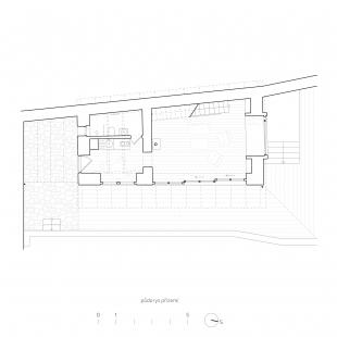 Hide in City - Půdorys přízemí - foto: Martin Kožnar