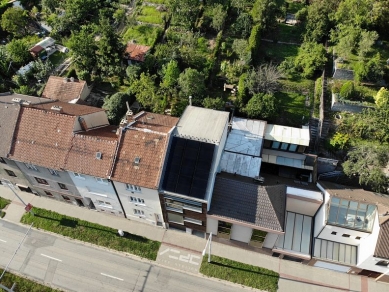 Self-sufficient house Chimney