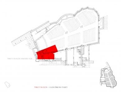 Finnish Pavilion Venice Biennale - Srovnání s luteránským kostelem Tří křížů (Vuoksenniskan kirkko) ve finském městě Imatra od Alvara Aalto z roku 1955-58