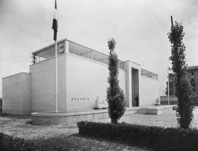 Rakouský národní pavilon - Historický snímek z roku 1934 - foto: Archiv Kramreiter