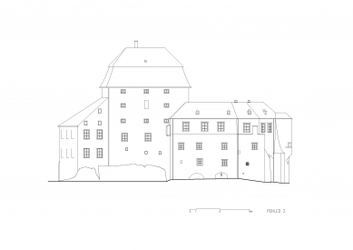 Rekonstrukce zámku Miroslav - Pohled - foto: Fránek architects