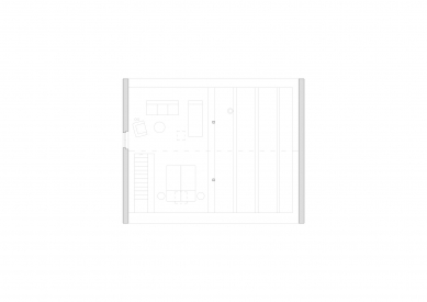 Špejchar - Půdorys podkroví - foto: Jan Mareš