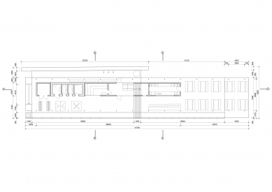 Projekt lesního koupaliště v Liberci - Půdorys přízemí - foto: mjölk architekti