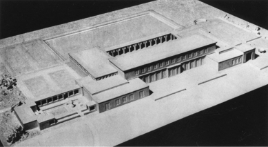 Muzeum Kröller-Müller v Otterlo - Modela Miesova návrhu z roku 1912
