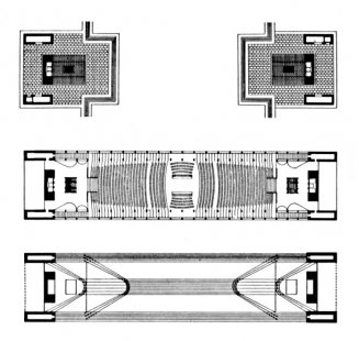 Projekt kongresového paláce v Benátkách - Plány