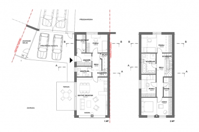 Bydlení Újezd nad Lesy - projekt - Typ A