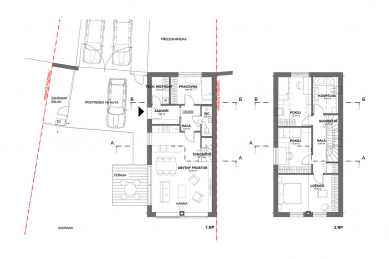 Bydlení Újezd nad Lesy - projekt - Typ B