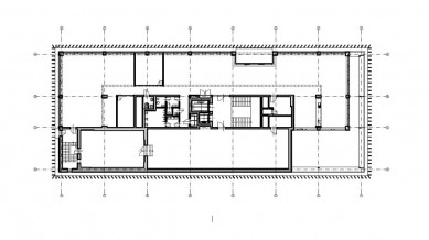 Administrative building of the company Konplan - Floor plan of the roof floor - foto: PRO-STORY s.r.o.