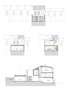 Chimney House - Pohled a řezy