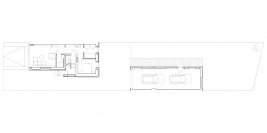 Re-fresh House - Ground floor plan - foto: KLUJ ARCHITEKCI