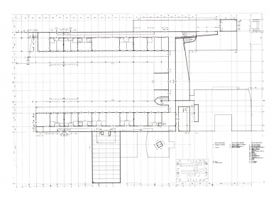 Teachers Training College - Půdorys patra - foto: Álvaro Siza
