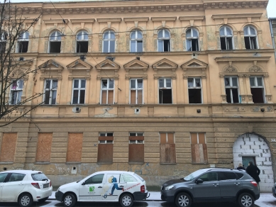 Apartment building Mostecká Brno - Original state