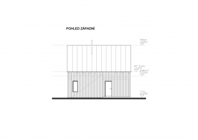 Novostavba rodinného domu, Hůrky - Západní pohled - foto: 2xpa architektonický ateliér