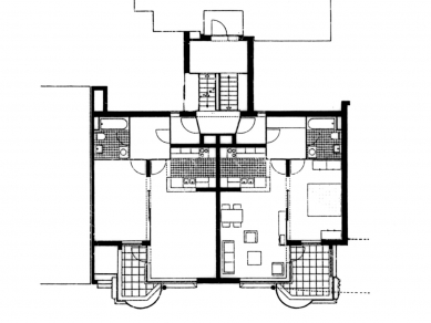 LiMa residential courtyard - Půdorys bytů
