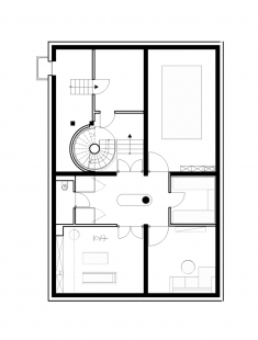 Vila u Postupimi - Půdorys suterénu - foto: Tchoban Voss Architekten