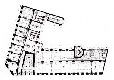 Vzajemna Insurance Company Offices - Layout of the mezzanine