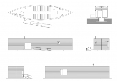 Chapel Cerna u Merina - Plans - foto: Kuba Pilař architekti