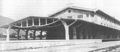 Víceúčelový sál Vrin - Sklad firmy Magazzini Generali, Robert Maillart 1925
