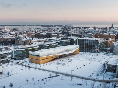 Ústřední knihovna Oodi v Helsinkách - foto: Kuvio