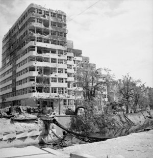 Administrativní budova Shell - Stav po 2. sv. válce