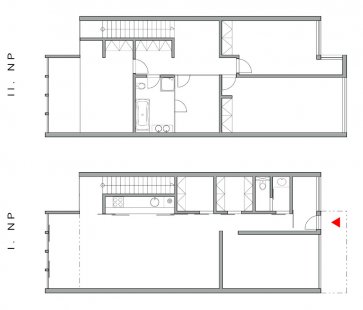 Row Houses Horní Počernice - <p>floor plans</p> - foto: Atelier Kunc