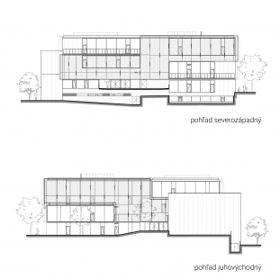 Súkromná základná škola Guliver - Severozápadní a jihovýchodní pohled - foto: + uniformarchitects