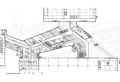 BMW Plant, Central Building - Půdorys přízemí - foto: © Zaha Hadid Architects, London