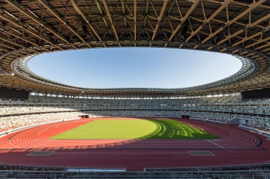 Japan National Stadium - foto: © Taisei Corporation, Azusa Sekkei Co., Ltd., Kengo Kuma and Associates Joint Venture