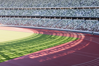 Japonský národní stadion - foto: © Taisei Corporation, Azusa Sekkei Co., Ltd., Kengo Kuma and Associates Joint Venture