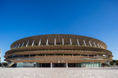 Japonský národní stadion - foto: © Taisei Corporation, Azusa Sekkei Co., Ltd., Kengo Kuma and Associates Joint Venture