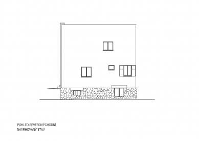 Obnova Müllerovy vily v Olomouci - Severovýchodní pohled - foto: Sborwitz Architekti