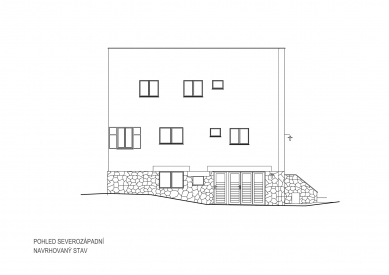 Obnova Müllerovy vily v Olomouci - Severozápadní pohled - foto: Sborwitz Architekti