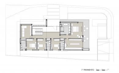 Residência HRB - Půdorys 2NP