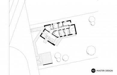 Atypický bungalov v horách - Půdorys