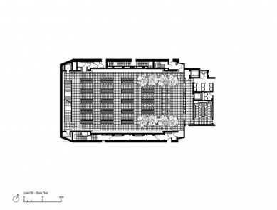 Milan Apple Store - Půdorys suterénu - foto: Foster+Partners