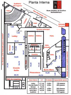 MuBE - Brazilian Museum of Sculpture - Ground floor plan - foto: © MuBE