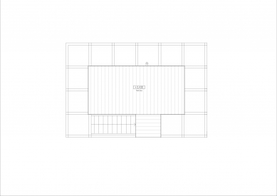 Floating sauna in an old quarry - Floor plan 2nd floor - foto: Atelier HRA