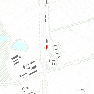 Reconstruction and optimization of the Křižanov railway station building - Situation - foto: knesl kynčl architekti