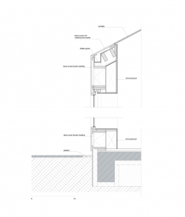 Holiday Home Texel - Detail fasády - foto: Orange Architects