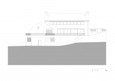 Novostavba rodinného domu v Liboci - Pohled - foto: Pavel Hnilička Architects+Planners