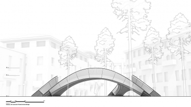 Striatus - první 3D tištěný betonový most - Pohled C - foto: Zaha Hadid architects, Block Research Group