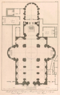 Bazilika San Giorgio Maggiore - Půdorys kostela