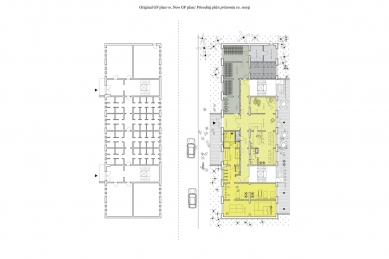   Prefab house in  Rimavska Sobota - Ground floor plan - foto: GutGut