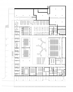 Fakulta humanitních studií UK - Půdorys 1PP