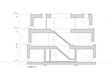 House N-DP - Řez A - foto: Graux & Baeyens Architecten