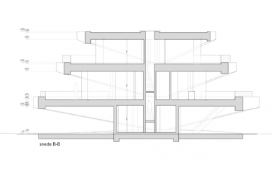 House N-DP - Řez B - foto: Graux & Baeyens Architecten